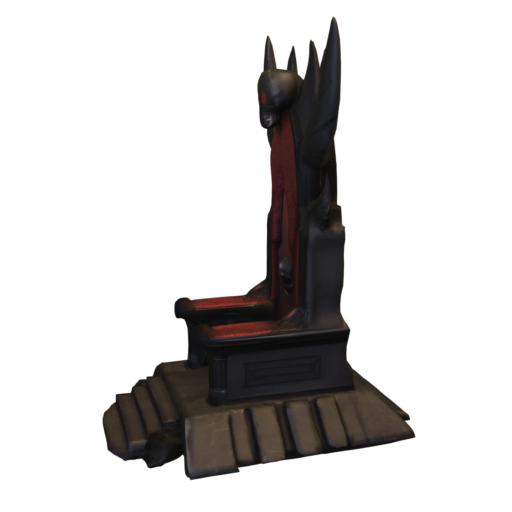 Dark Fantasy Throne Pack 3D Model .c4d .max .obj .3ds .fbx .stl .blend 