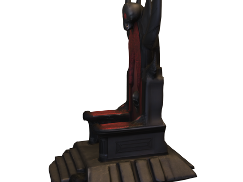 Dark Fantasy Throne Pack Model 3D
