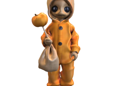 Pacote 3D de adere&ccedil;os de Halloween Modelo 3D