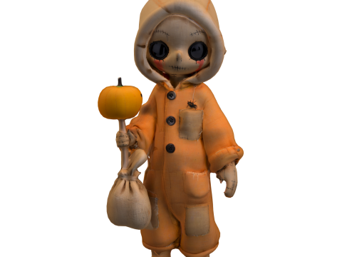 Halloween Props 3D Pack 3D 模型