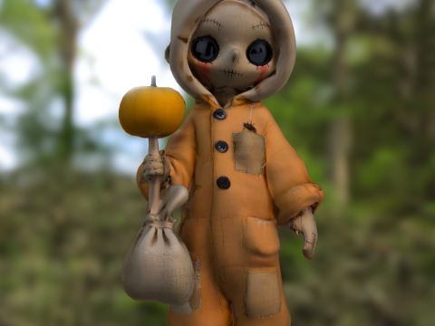 Halloween Props 3D Pack 3D 模型