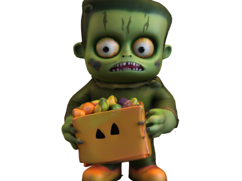 Halloween Props 3D Pack 3D 模型