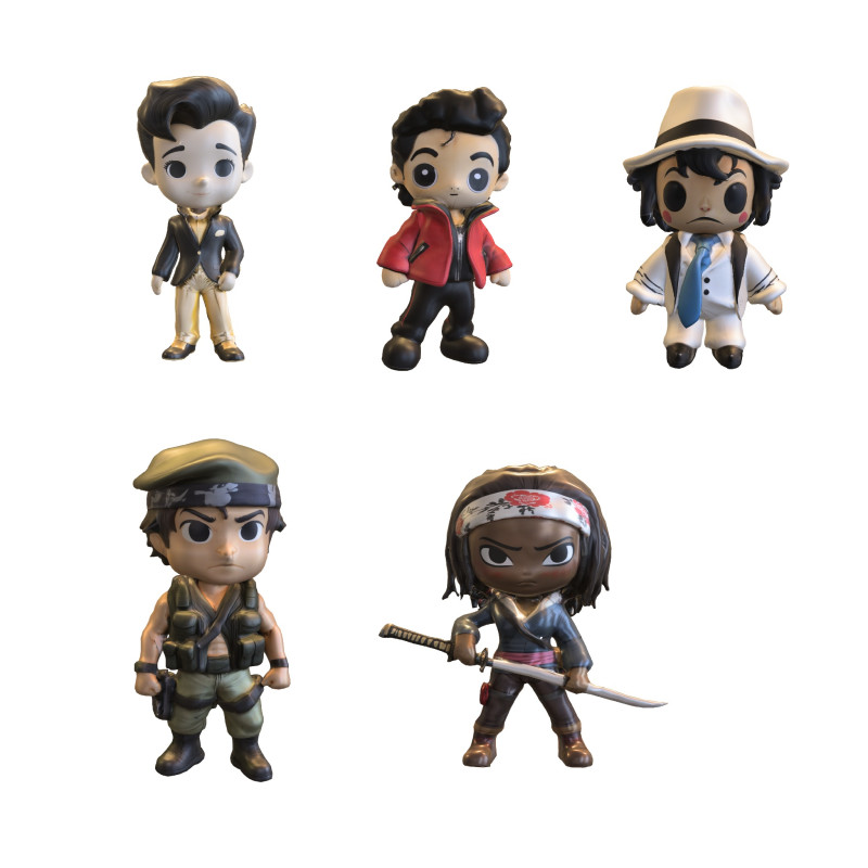Chibi Legends Characters Pack 3D Модель .c4d .max .obj .3ds .fbx .stl .blend