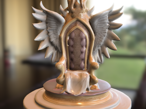 Engelsthron 3D Modell