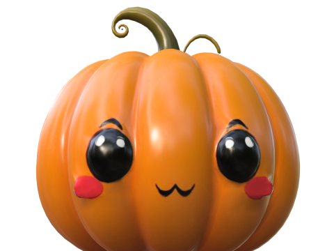 Süßer Kürbis 3D Modell