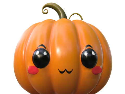 Zucca carina Modello 3D