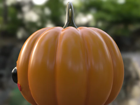 Cute Pumpkin 3D Model