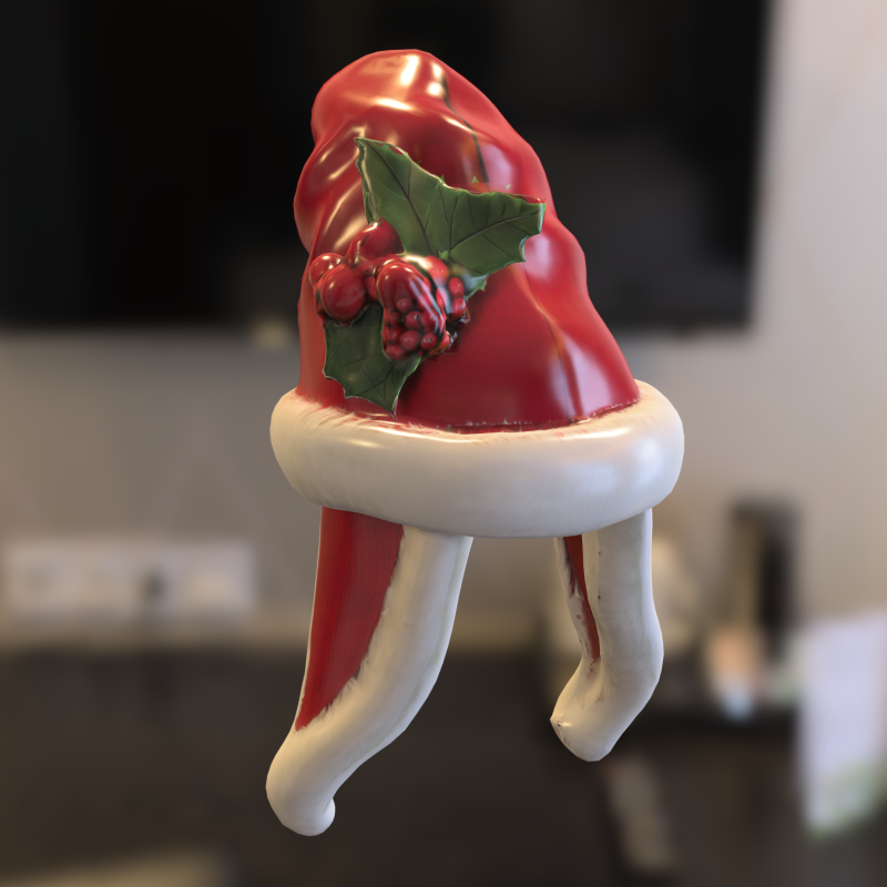 Beannie Різдво 3D Модель .c4d .max .obj .3ds .fbx .stl .blend 