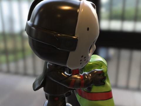 蒙面圣诞险恶 3D 模型