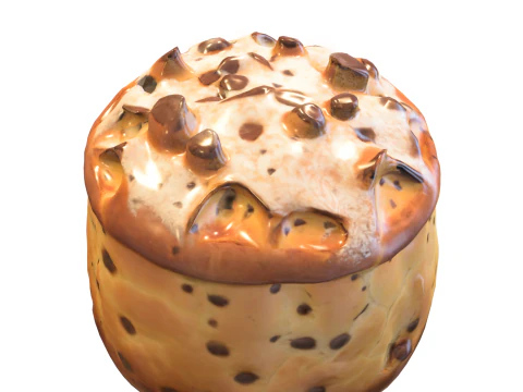 Delicia de panettone Modelo 3D
