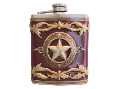 Flask şenlikli Noel 3D Model