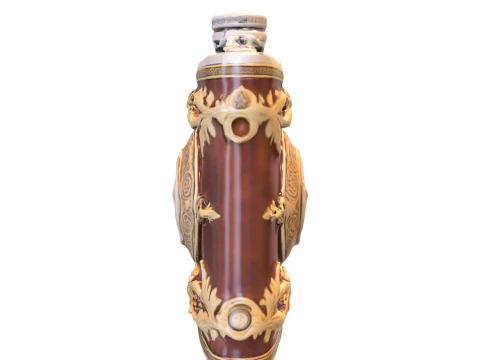 Flask festive christmas 3D Model