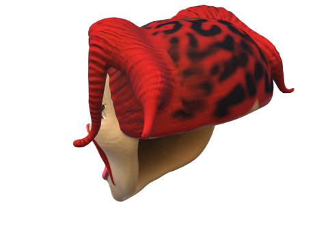 Topeng Badut Setan Model 3D