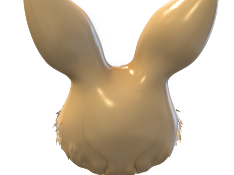 恶魔兔子面具 3D 模型
