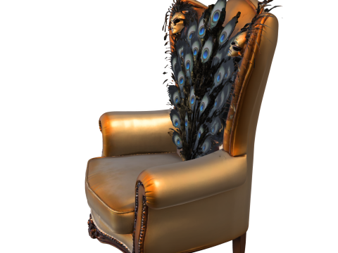 Павич Трон Занепалого Маскарад 3D Модель