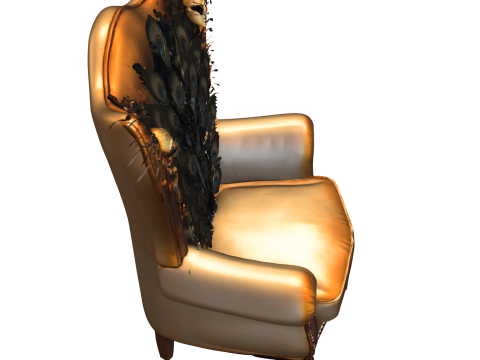 Павич Трон Занепалого Маскарад 3D Модель