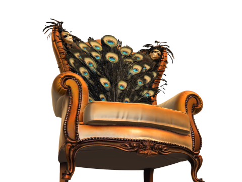 Павич Трон Занепалого Маскарад 3D Модель