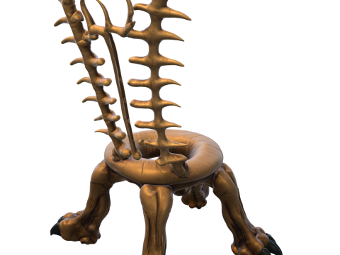 Стілець-каркас 3D Модель