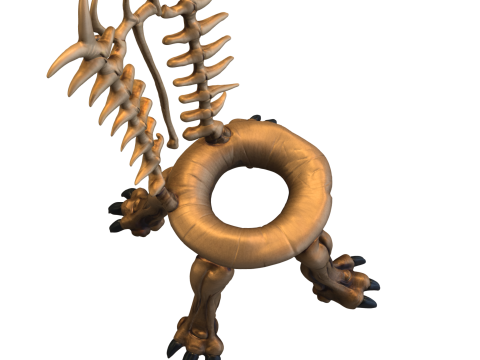 Стілець-каркас 3D Модель