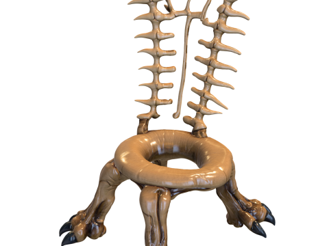 Стілець-каркас 3D Модель