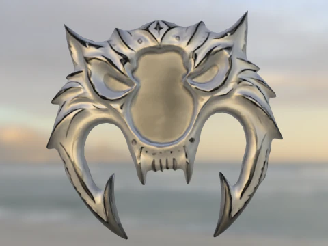 Demonic Beast Emblem 3D Model