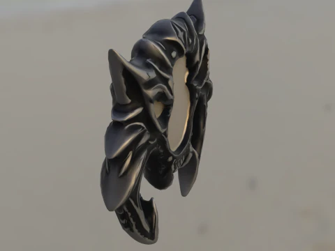 Demonic Beast Emblem 3D Model