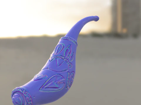 Handcrafted Fantasy Pipes Collection 3D Model