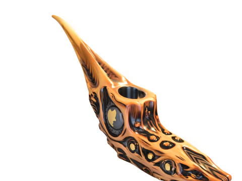 Handcrafted Fantasy Pipes Collection 3D Model