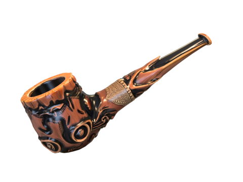 Collection de pipes fantastiques fabriquées à la main Modèle 3D