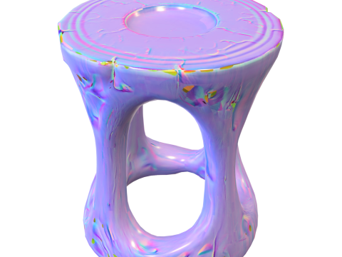 स्टाइलिश लकड़ी के मल संग्रह 3D मॉडल