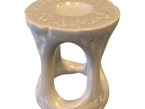 स्टाइलिश लकड़ी के मल संग्रह 3D मॉडल