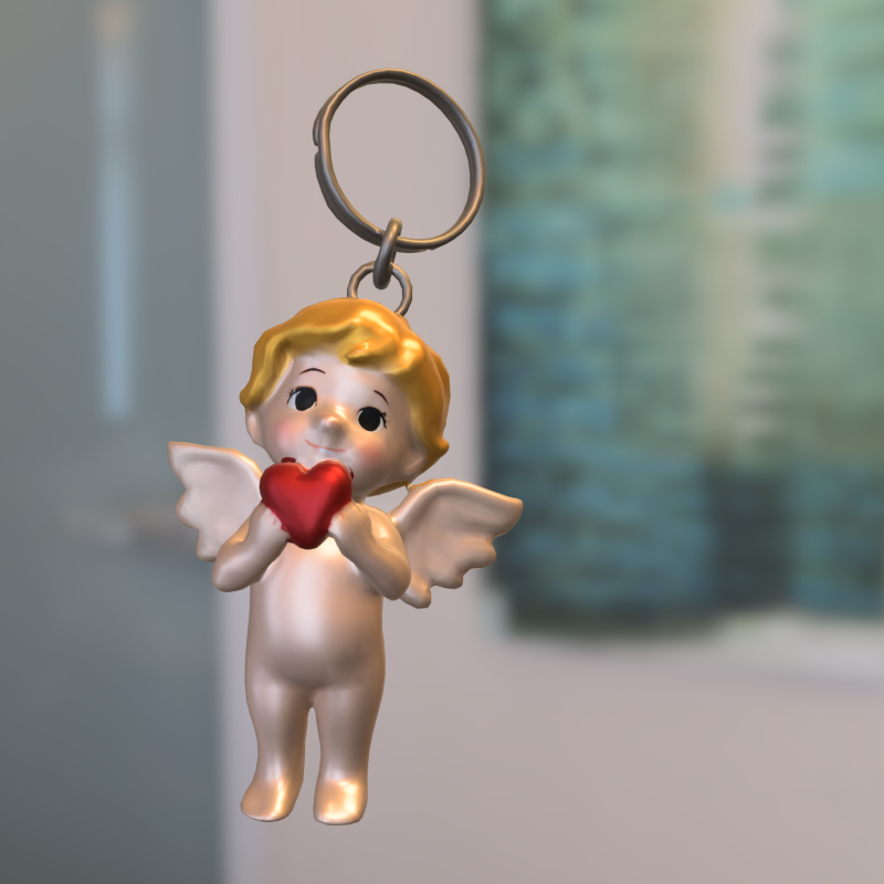 Stilize Anahtarlık Paketi 3D Model .c4d .max .obj .3ds .fbx .stl .blend