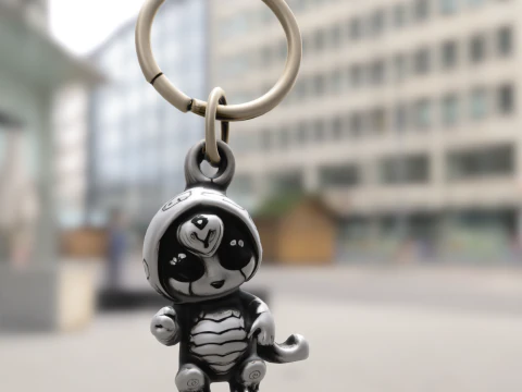Stylized Keychain Pack 3D Model