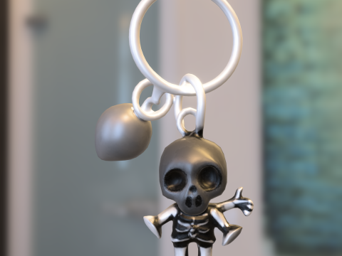 Stilize Anahtarlık Paketi 3D Model