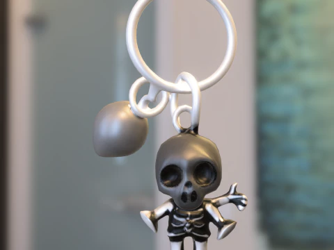 Stylized Keychain Pack 3D Model