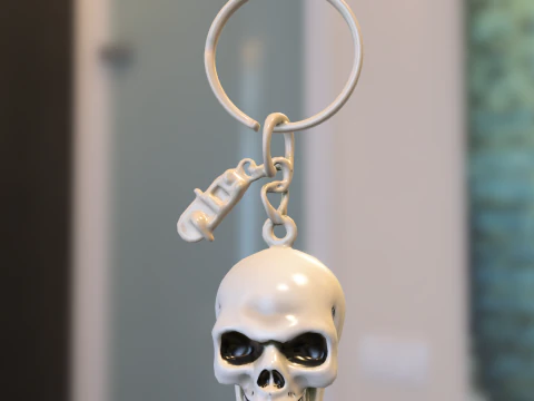 Stylized Keychain Pack 3D Model