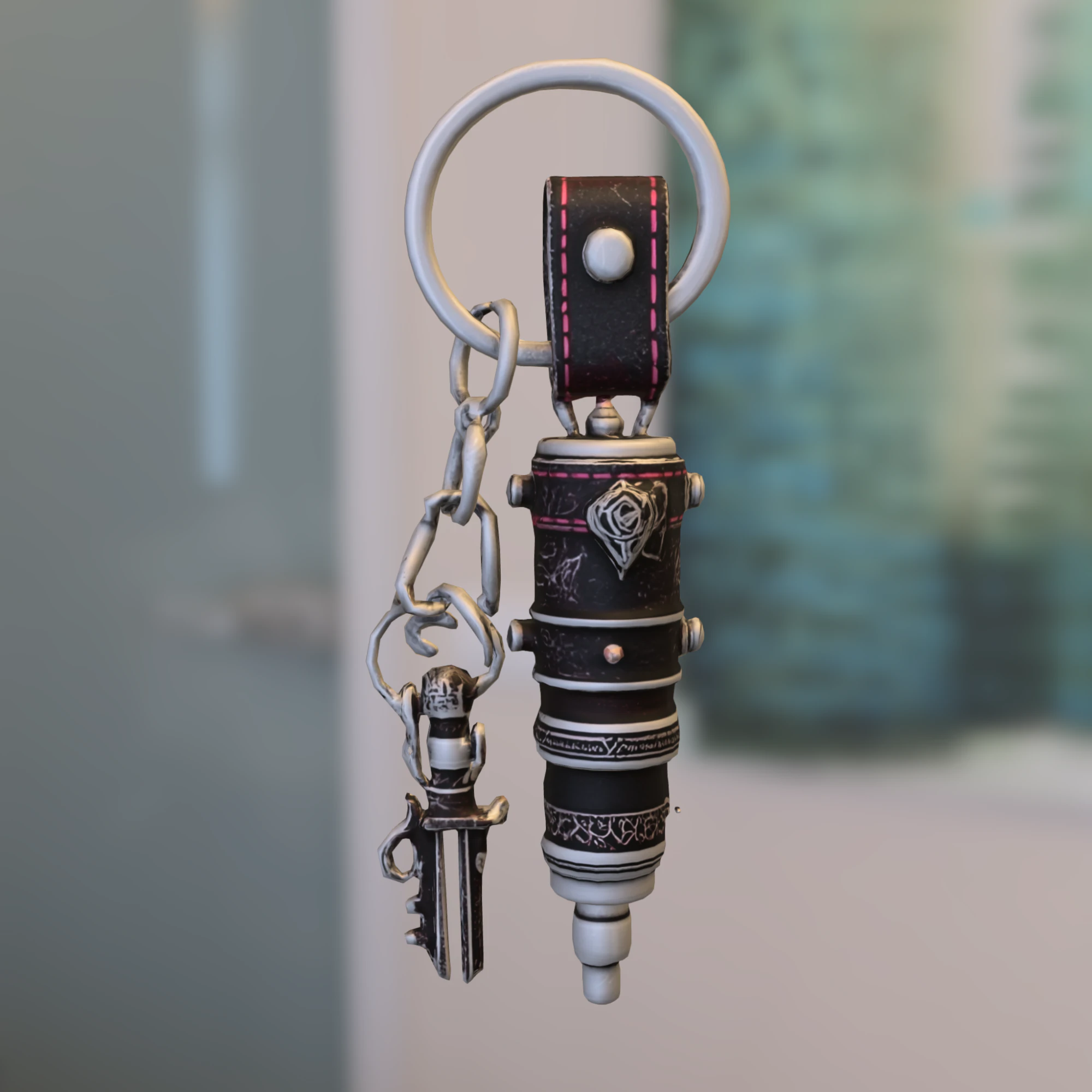 Keychain Pack 3D Model .c4d .max .obj .3ds .fbx .stl .blend 