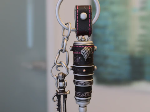 चाबी का गुच्छा पैक 3D मॉडल