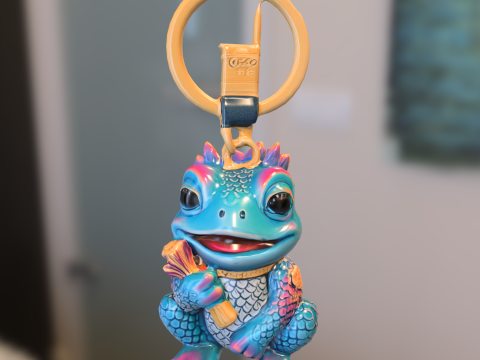 Paket Gantungan Kunci Model 3D