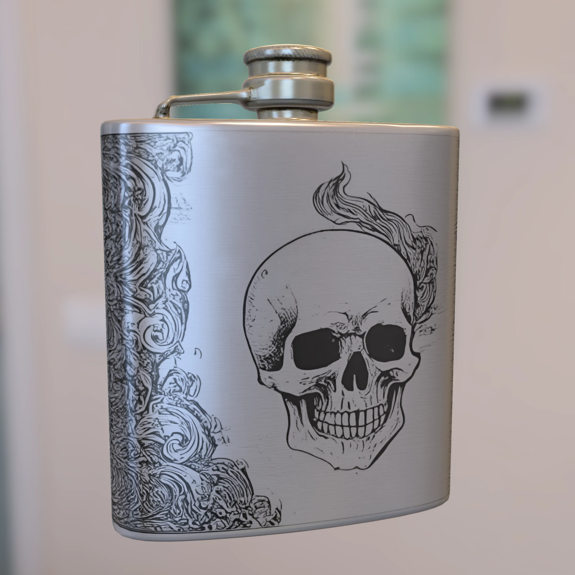 Dark Arcane Flask Potion Pack 3D Model .c4d .max .obj .3ds .fbx .stl .blend 