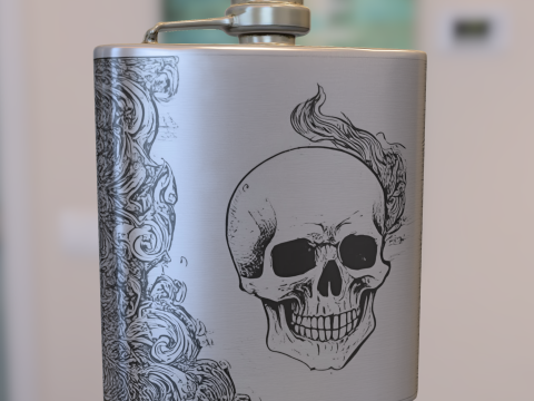 Pacote de Poção de Frasco Arcano Sombrio Modelo 3D