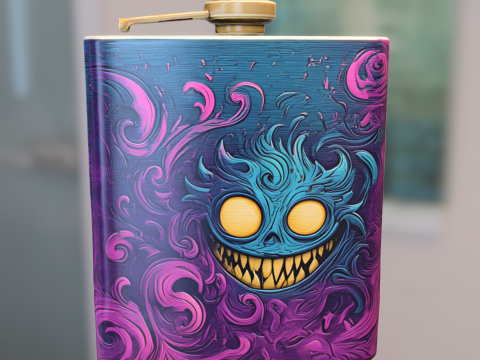 Pakiet Eliksirów Flaszkowych Model 3D