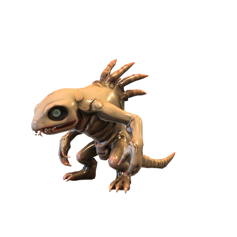 Monster demogorgon 3D Model .c4d .max .obj .3ds .fbx .stl .blend