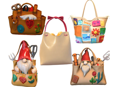 Sacs d'emballage Modèle 3D