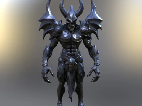 Pack demons Creatures for Games 3D Model