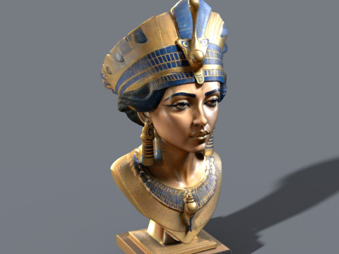 奥丁和克利奥帕特拉半身像 3D 模型