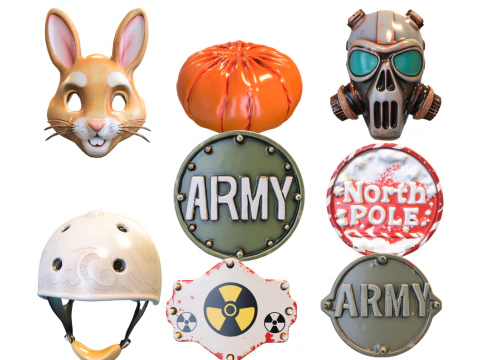 Verpak verschillende modellen zakken 3D Model