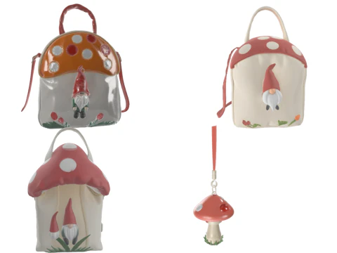 Enchanted Mushroom Gnome Collection 3D Model