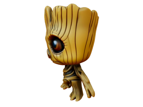 Mały groot Model 3D