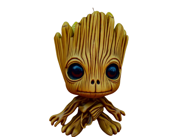 Baby groot sit 3D Model .c4d .max .obj .3ds .fbx .stl .blend 